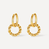 Twirl Hoop Earrings