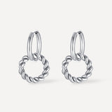 Twirl Hoop Earrings