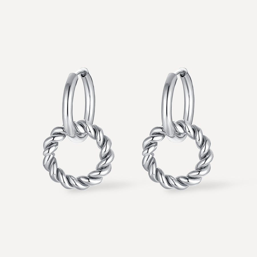 Twirl Hoop Earrings