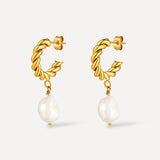 TWIRL Pearl Earrings