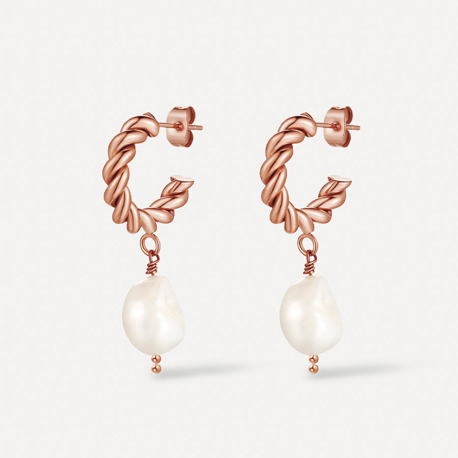 TWIRL Pearl Earrings