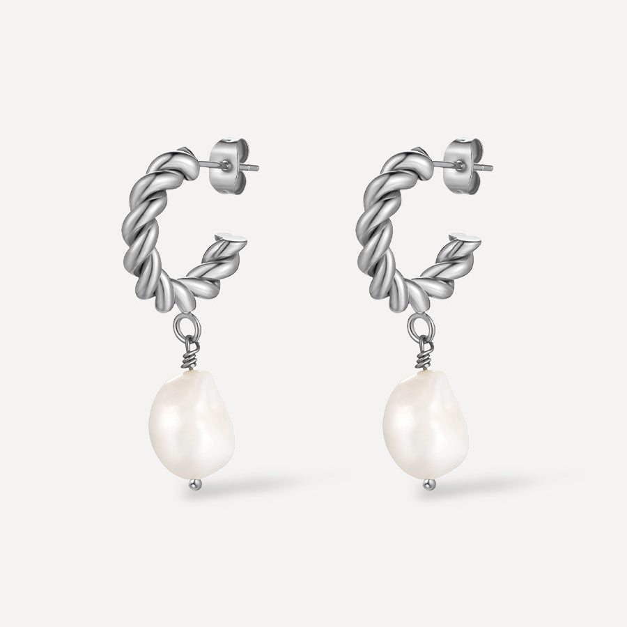 TWIRL Pearl Earrings