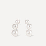Trio Pearl Earrings