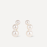 Trio Pearl Earrings