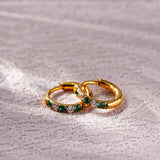 Green Glacier Small Earrings