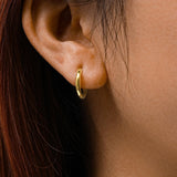 14mm SLIM HOOP Small Earrings