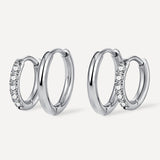 Slim & Shine Hoops Earrings Set