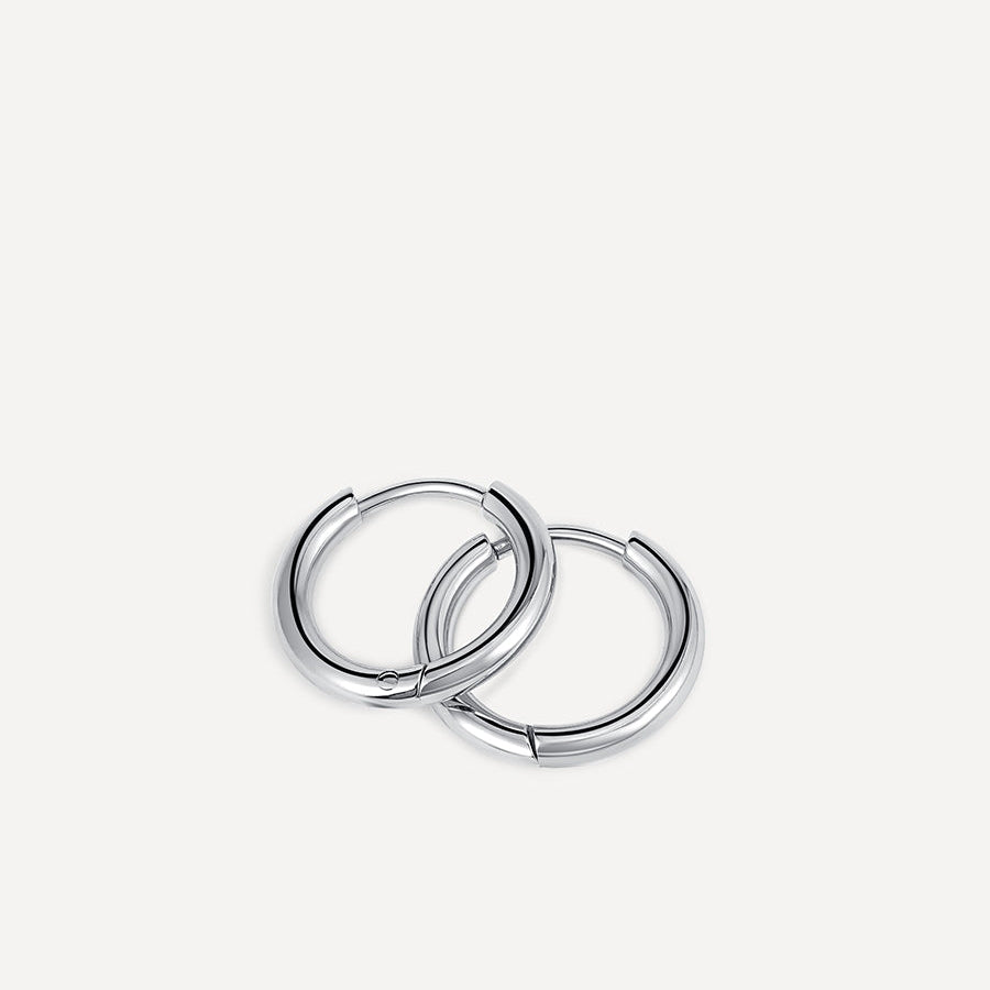 14mm SLIM HOOP Small Earrings