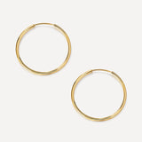 Slim Hoop Large Earrings