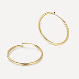 Slim Hoop Large Earrings