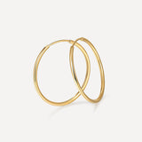 Slim Hoop Large Earrings