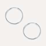 Slim Hoop Large Earrings