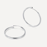 Slim Hoop Large Earrings