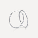 Slim Hoop Large Earrings