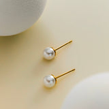 Simple Pearl Earrings