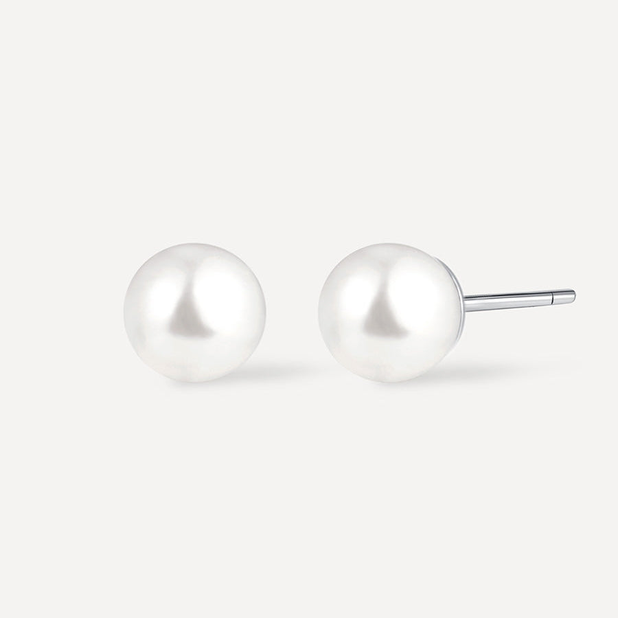 Simple Pearl Earrings