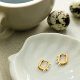 Spherical Art Pearls Earrings