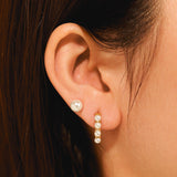 Spherical Art Pearls Earrings