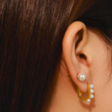 Spherical Art Pearls Earrings