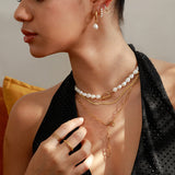 Spherical Art Pearls Earrings