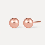 Round Ball Earrings