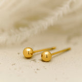 Round Ball Earrings