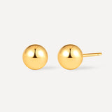 Round Ball Earrings
