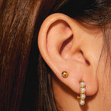 Round Ball Earrings