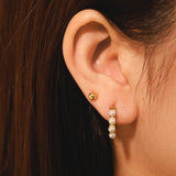 Round Ball Earrings
