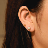 Round Ball Earrings