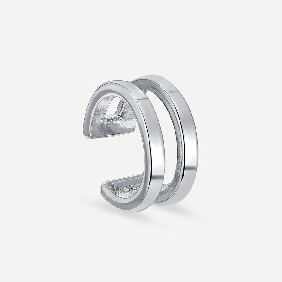 Moon Phase Duo Plain Earcuff