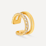Moon Phase Duo Brilliant Earcuff