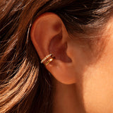 Moon Phase Duo Brilliant Earcuff
