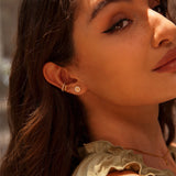 Moon Phase Duo Brilliant Earcuff