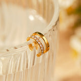 Moon Phase Duo Brilliant Earcuff