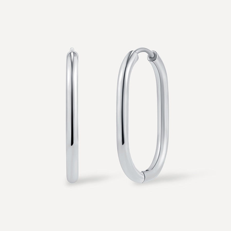 Graceful Oval Earrings