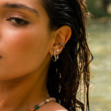 Shining Open Heart Earrings