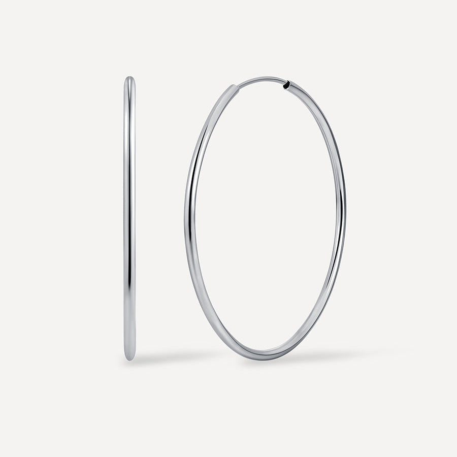 Slim Hoop Extra Large Earrings
