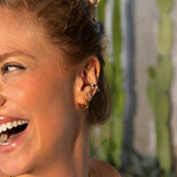 Graceful Dome Small Earrings
