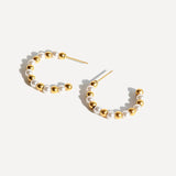 Dual Shine Pearl Earrings
