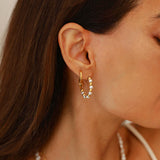 Dual Shine Pearl Earrings