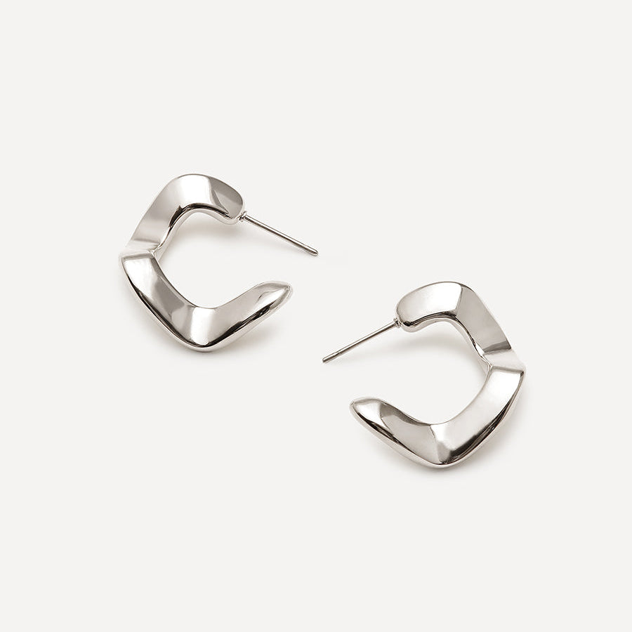Sinuous Loop Earrings