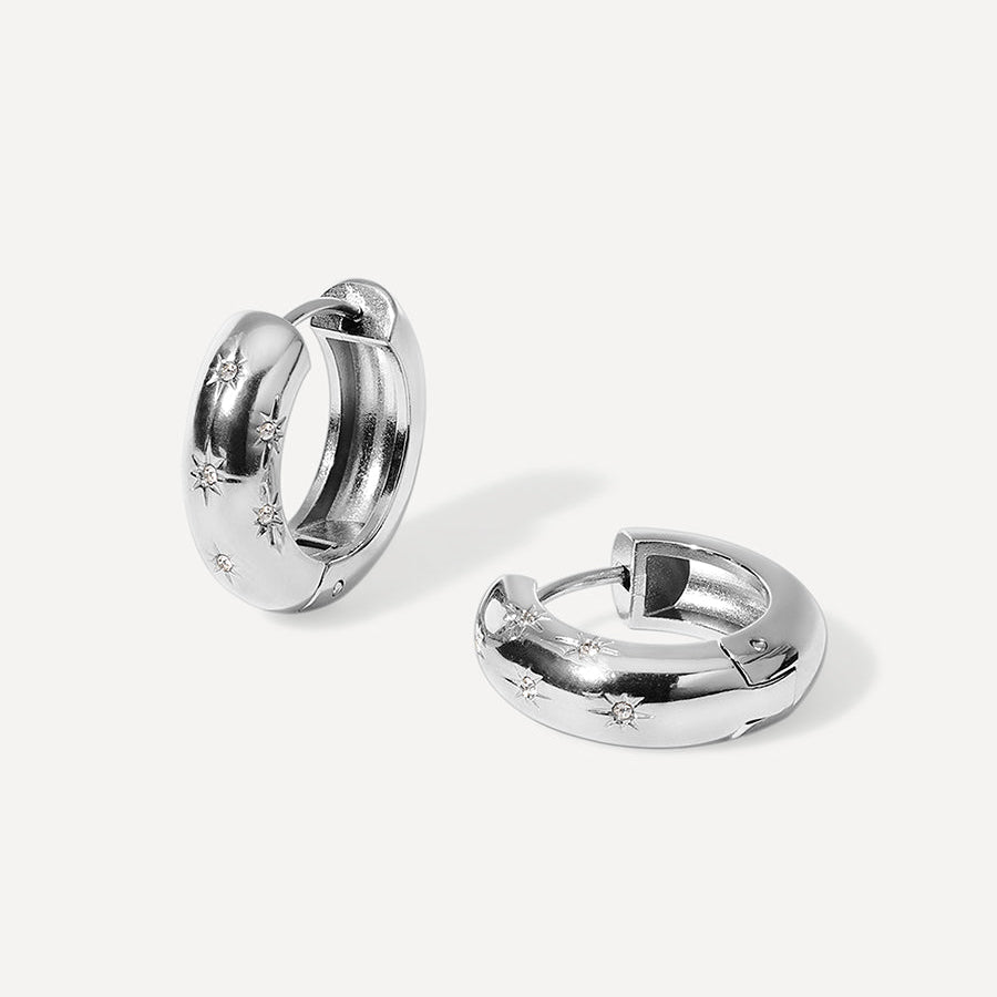 Galaxy Hoop Earrings