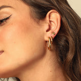Mini U Hoop Earrings