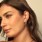 Mini U Hoop Earrings