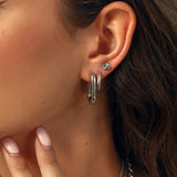 Mini U Hoop Earrings