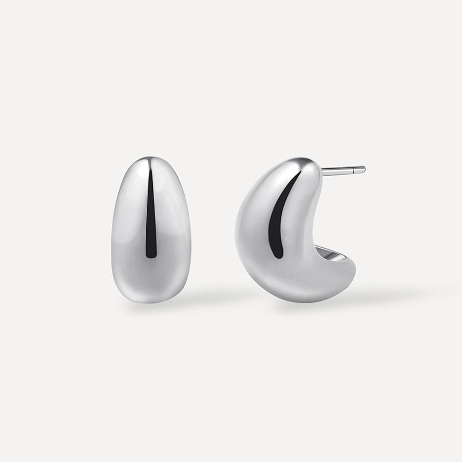 Modern Bean Earrings