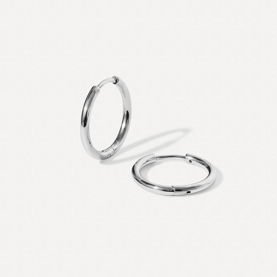 Sleek Hoop Earrings