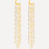 Moonlit Tassel Earrings