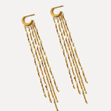 Moonlit Tassel Earrings